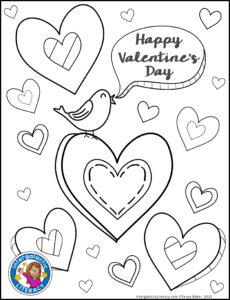 valentine free coloring thumb 2